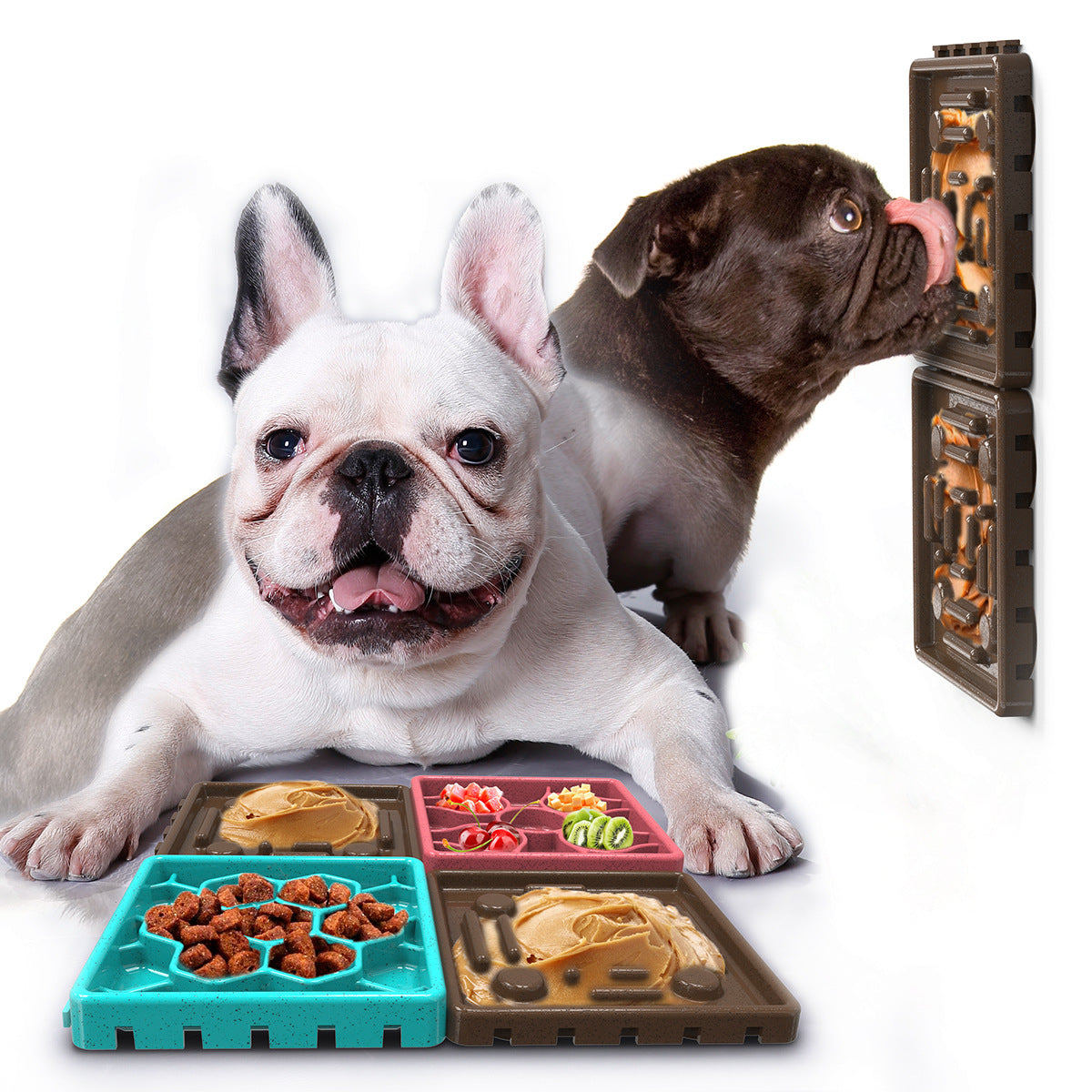 LickMat Spa — Slow Feeder Dog Licking Mat with Suction (Anxiety Relief)