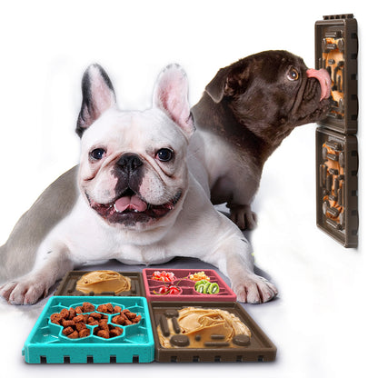 LickMat Spa — Slow Feeder Dog Licking Mat with Suction (Anxiety Relief)