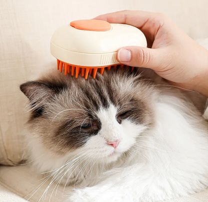 SteamGroom — 3-in-1 Steam Pet Hair Brush (Groom + Massage)
