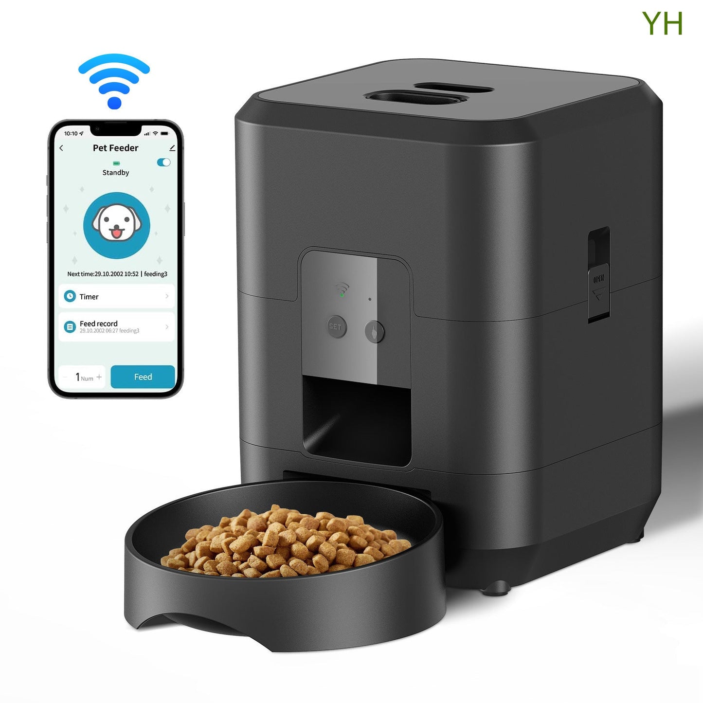 SmartFeed Pro — WiFi Automatic Pet Feeder with App Control